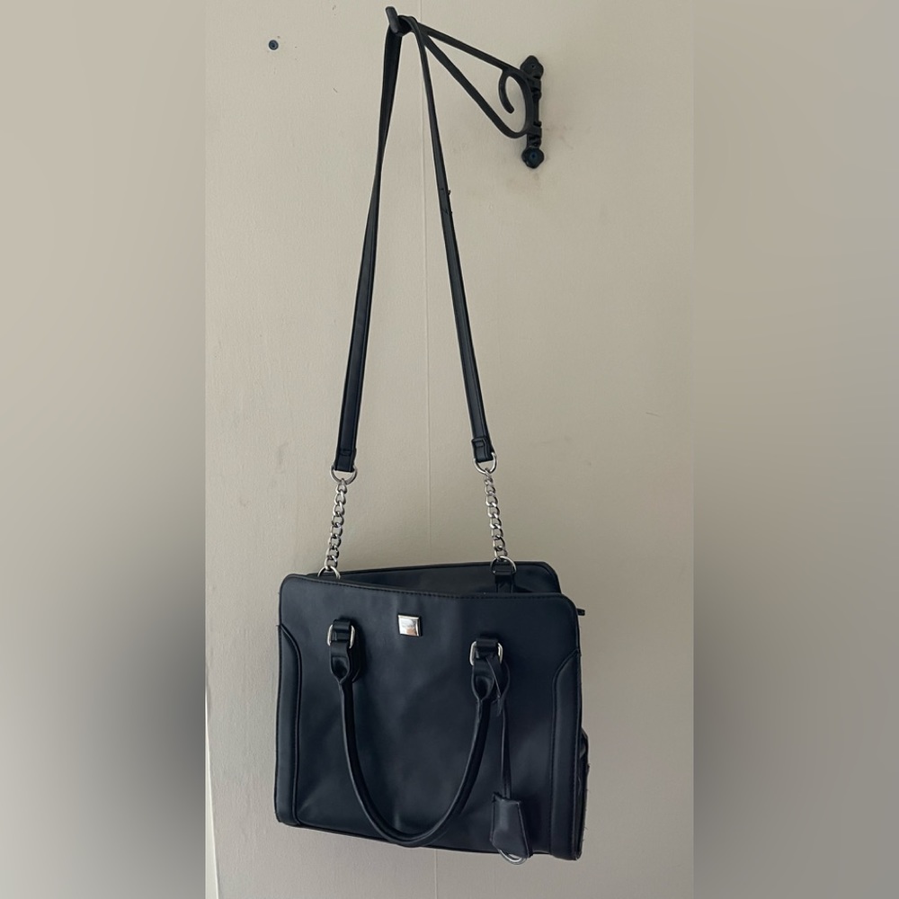 Nine West Black Faux Leather Handbag